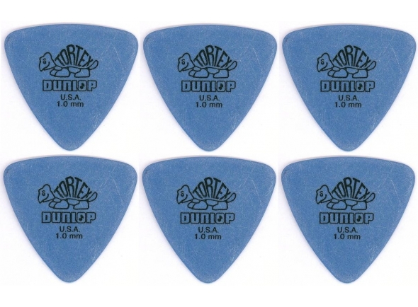 Dunlop Tortex Triangle 1,00 6 Pack Dunlop Tortex Triangle 1,00 6 Pack